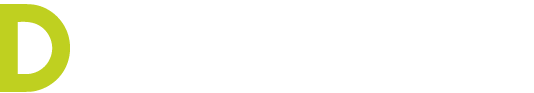 Logotipo Dominete en color blanco