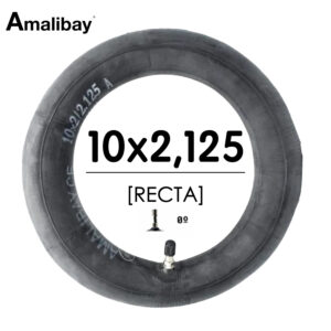 Cámara de aire 10×2 / 2,125 (válvula recta) Amalibay